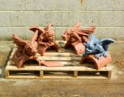 gargoyles and dragons on a pallet
